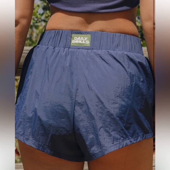 Daily Drills Pants - Daily Drills Navy Athletic Shorts